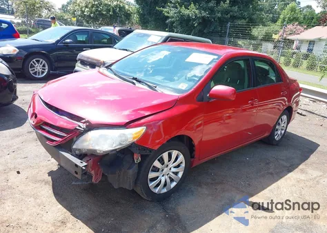 2013 Toyota Corolla Le z USA, uszkodzony, nr VIN 5YFBU4EE6DP181934